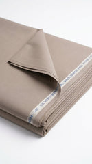 Dusk Brown — folded fabric with Silver Storm label