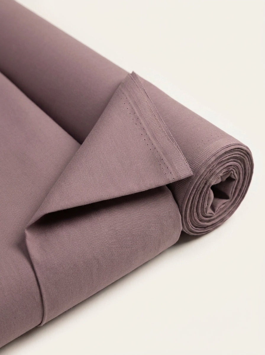 The Dusk Mauve Chen-One — flat fabric drape